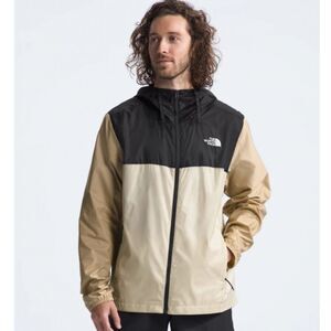 The North FaceCyclone Jacket 3 Black Tan Retro Lightweight Windbreaker Large